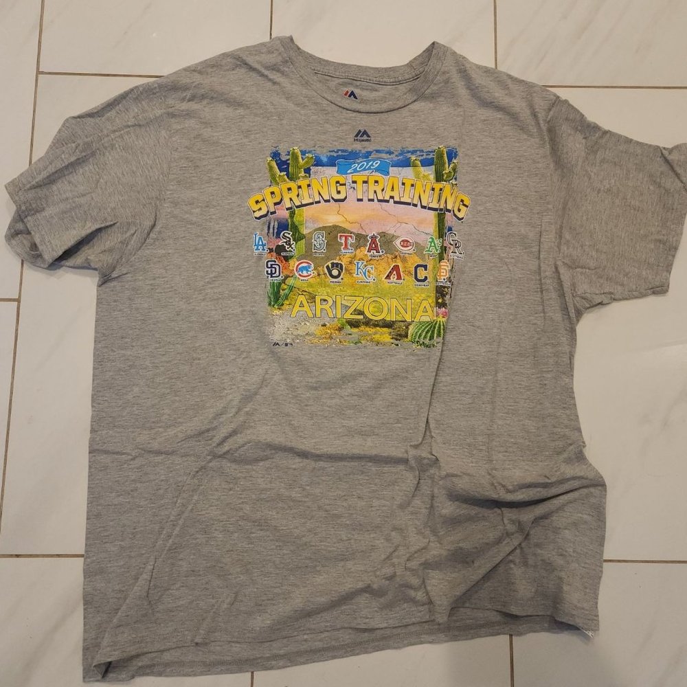 Majestic Spring Training 2019 2XL Oversized T Shirt Arizona MLB Baseball